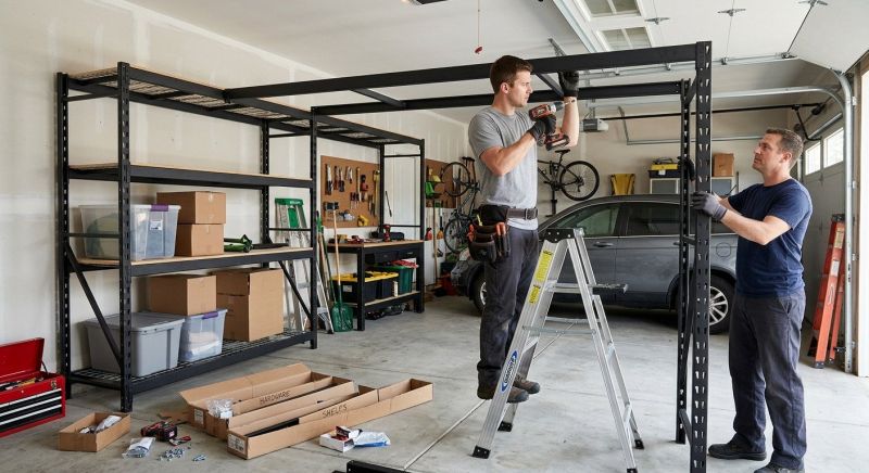 Ceiling Rack Installation in Silver Spring, MD