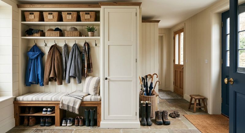 Mudroom Closet Installation in Alexandria, VA