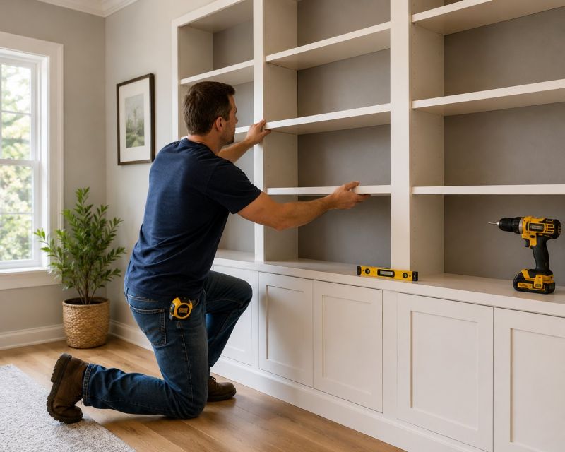 Bookcase Installation in Fairfax, VA