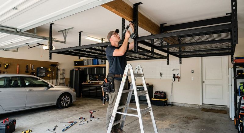 Ceiling Rack Installation in Greensboro, NC