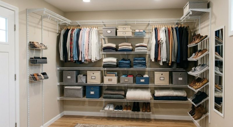 Closet Shelving Installation in Frederick, MD