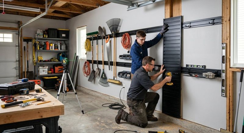 Garage Tool Rack Installation in Frederick, MD
