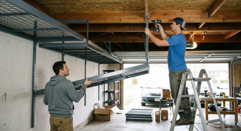 Garage Tool Rack Installation in Winston Salem, NC