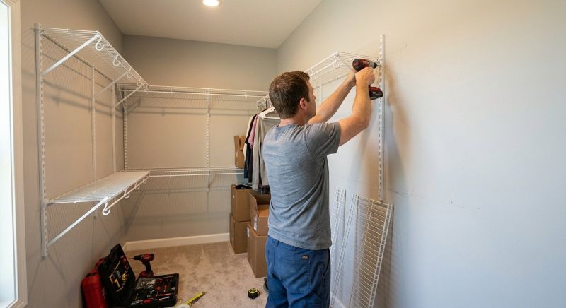 Overhead Shelving Installation in Frederick, MD