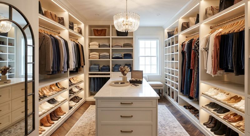 Walk In Closet Remodeling in Greensboro, NC