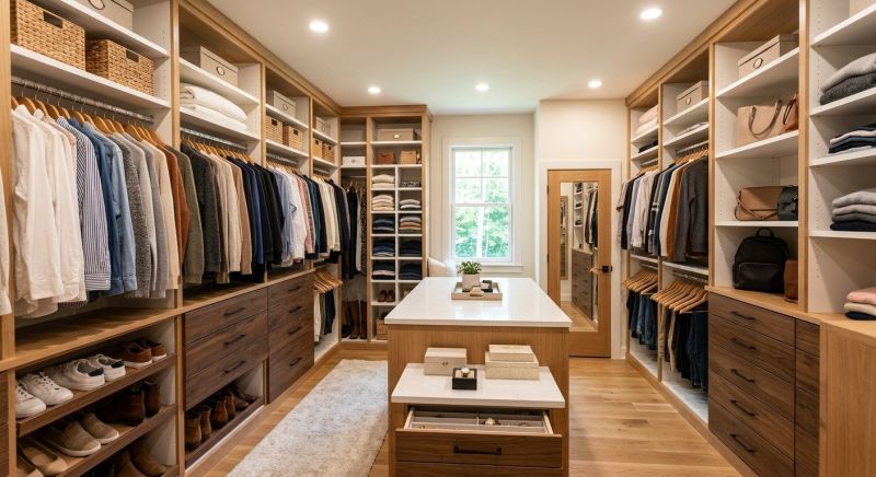 Walk In Closet Remodeling in Alexandria, VA