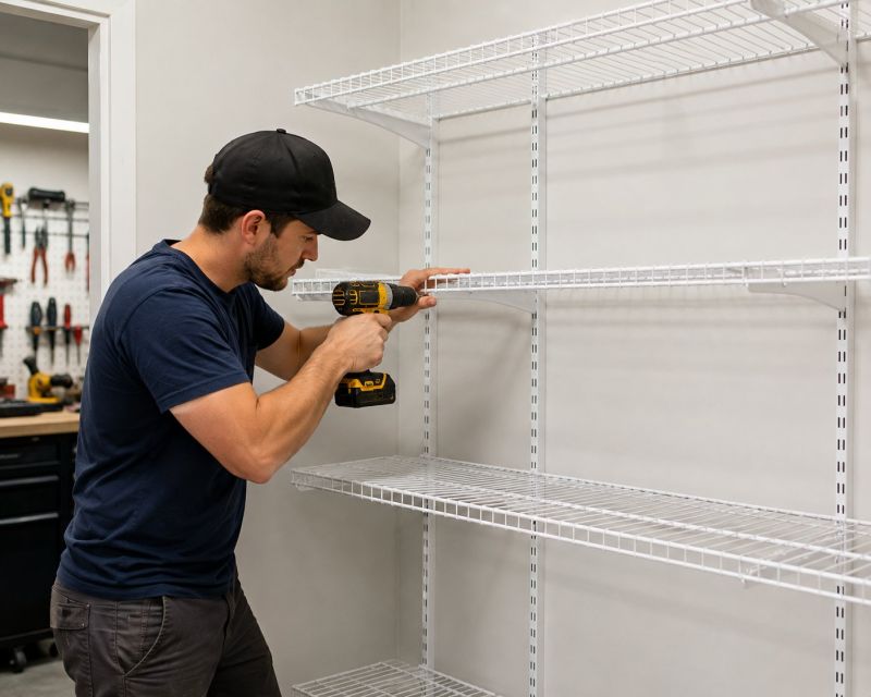Wire Shelving Installation in Winston Salem, NC
